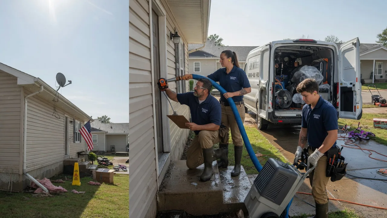 Ceiling Water Damage Restoration in Lena, IL near me